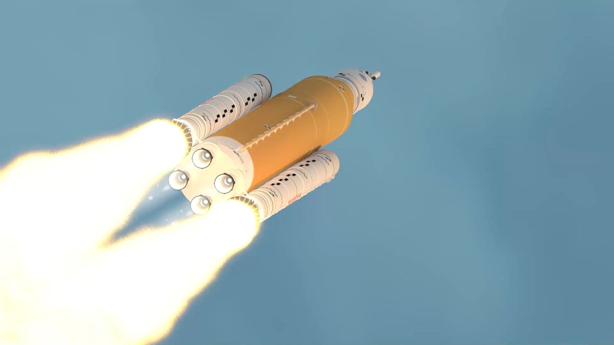 NASA podruhé zrušila start rakety k měsíci. Podívejte se, jak měla letět